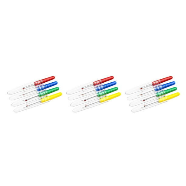 Matsuzay Paquete de 4 DIY Seam Craft Stitch Unpicker bordado dobladillos hilo quitar eliminación punto de cruz accesorio suministros de costura Type1 NO1 Matsuzay CBP083663
