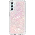 thumbnail image 2 of Case for Samsung Galaxy A25 5G Case Glitter Liquid Cute Clear Phone Case Floating Quicksand Shockproof Protective Bumper Soft TPU Case for Samsung Galaxy A25 5G Star Pink YB, 2 of 14