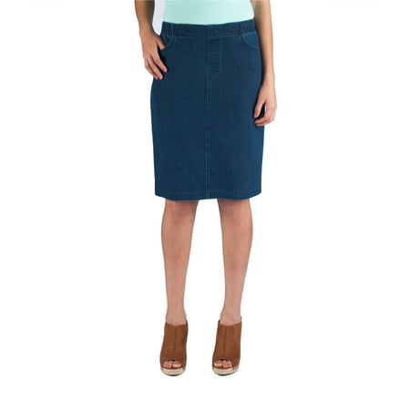 RealSize Womens Stretch 2 Pocket Denim Jegging Skirt - Walmart.com