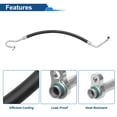 thumbnail image 4 of Manguera de Refrigerante de A/C para Hyundai Tucson 2004-2009 Línea de Manguera de Aire Acondicionado No. 977632E100 Caucho Hierro, 4 of 6