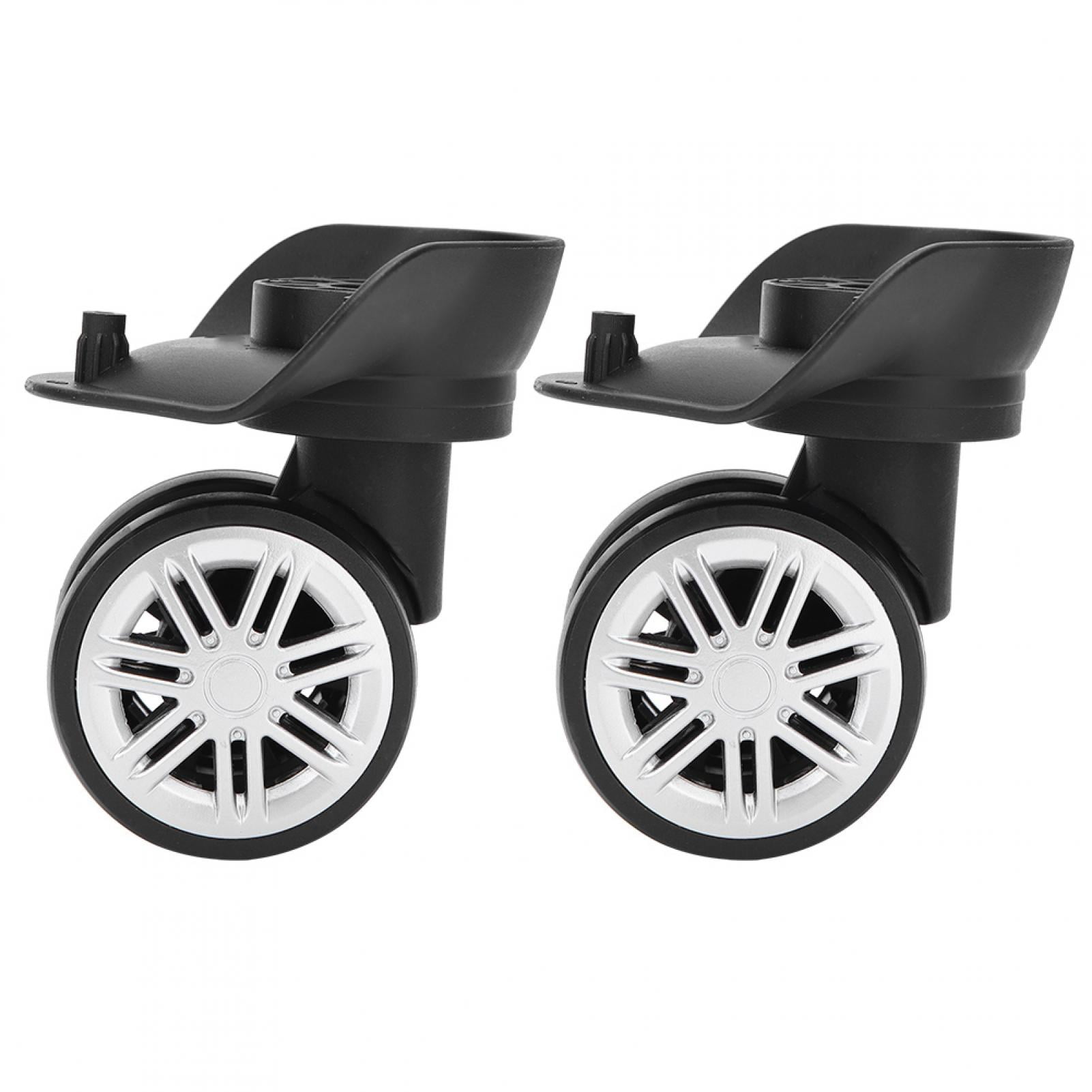 ANGGREK Double Row Large Wheel, Environmentally Friendly Suitcase Wheel, Long Service Life Pressure Resistant Black Trolley Case Suitcase For Outdoor Trunk