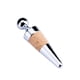 thumbnail image 2 of Tapón para botella de vino, 2 tapones para botellas, tapón de champán de acero inoxidable, tapón de vino reutilizable para sellar al vacío vino espumoso champán, vino tinto y cerveza, 2 of 5