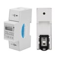 thumbnail image 2 of Din-Rail Energy Meter, Durable 1 Phase Electric Meter, Bipolar Width For Home Exhibition Laboratory Research Institute, 2 of 8