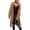 Khaki, variant on Womens Long Cardigans Cable Knit Chunky Cardigan Sweaters Ndbuld Women's Winter Long Sleeved Solid Color Knit Sweater Pocket Cardigan Jacket Blue 2XL