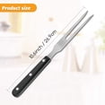 thumbnail image 2 of Stainless Steel Meat Fork 2 Pieces Carving Fork with Wood Handle Cooking Fork, 2 of 4