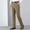 Khaki Pants for Men, variant on Trousers for Men Pocket Zipper Suit Pants Trousers Elastic Waist Straight Trousers Business Affairs Solid Pants Khaki 4
