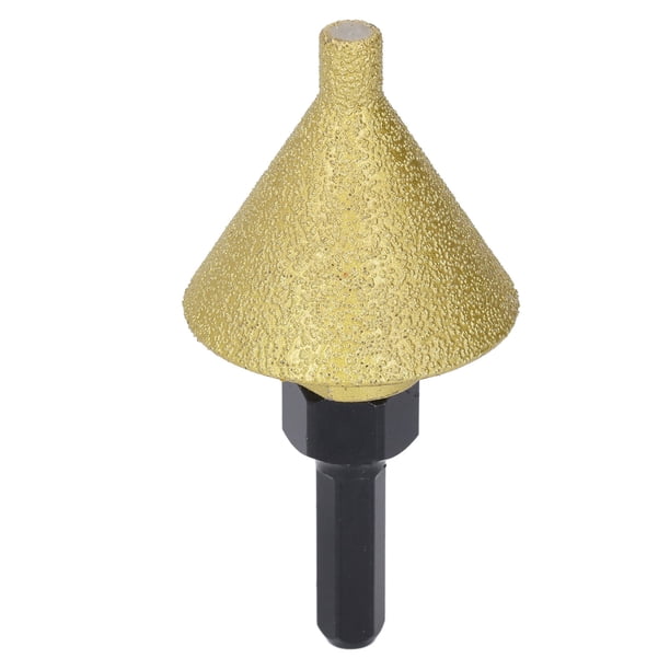 Broca De Biselado De Diamante, Broca De Grano 50, Resistente Al Desgaste, Apariencia Suave Y Precisa Con Varilla Adaptadora M14 Para TIPO 100