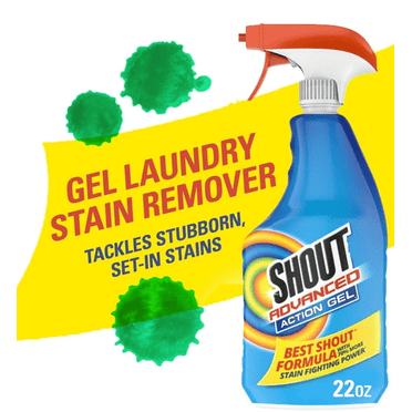 Shout Advanced Acting Gel, Laundry Stain Remover, 22 Ounce