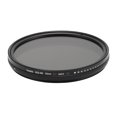 thumbnail image 1 of Adjustable ND Filter, ND2 to ND400 with Rotating Frame, Optical Glass Lens Camera Filter That Works for Various Lighting Conditions, 1 of 7