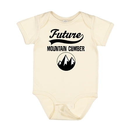 

Inktastic Mountain Climbing Gift Future Climber Gift Baby Boy or Baby Girl Bodysuit