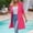 Hot Pink, variant on Abomasnow Cardigan Sweater for Women Open Front Lapel Long Coatigan Dressy Casual Long Sleeve Jacket Coat Fall Winter Outfits