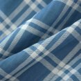 thumbnail image 5 of abtuhar Men's Pajama Pants,Men Solid Drawstring Woven Gauze Large Check Casual Thin Home Pajama Full Length Pants Blue M, 5 of 5