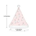 thumbnail image 3 of Haiem Rabbit Pattern Santa Hat Confortable Velvet Christmas Hat for Christmas Party Favors Fit for Adults and Kids, 3 of 6