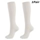 thumbnail image 1 of 1 par de calcetines de compresión para piernas, elásticos, hasta la rodilla, para hombres y mujeres, favorecen la circulación y alivian el dolor y la fatiga., 1 of 8