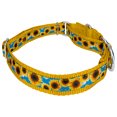 thumbnail image 3 of Country Brook Petz® Sunflowers Signature Martingale Dog Collar - Each collar you buy, a collar is donated to a shelter, Medium, 3 of 5