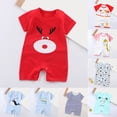 thumbnail image 5 of Hessimy 2Pcs Infant Baby Boy Summer Outfit Short Romper Onesie Short Sleeve Jumpsuit Newborn Coming Home Clothes,Lightweight 6-12 Months 12-24 Months 2t 3t 4t 5t 6t 7t 8t 9t Children 12-18 Months, 5 of 6