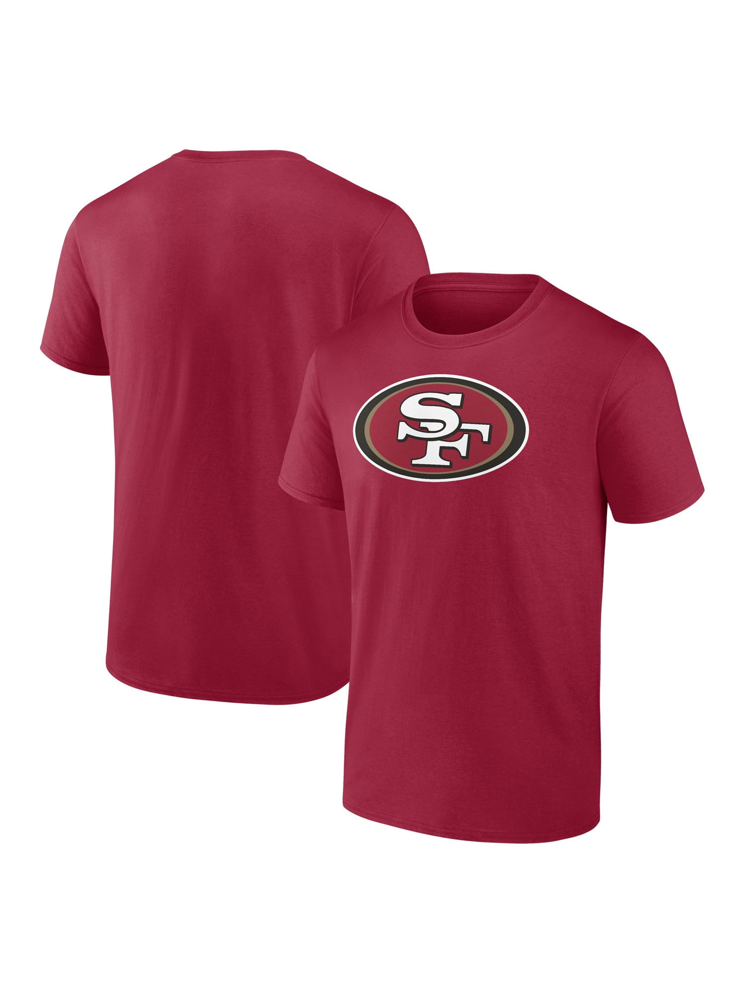 NFL San Francisco 49Ers Men's Cotton Red Short Sleeve T-Shirt