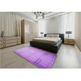 thumbnail image 5 of Ahgly Company Machine Washable Indoor Round Transitional Violet Purple Area Rugs, 7' Round, 5 of 7