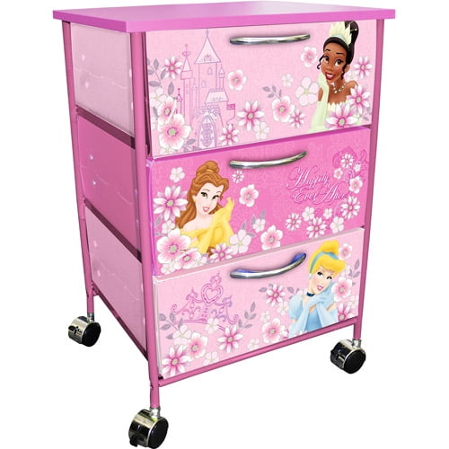 Disney Princess Rolling Storage Cart