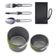thumbnail image 3 of Camping Utensilios de cocina de aluminio Acero inoxidable Picnic Vajilla al aire libre Pote Nón tholdsy OD003504-01B, 3 of 7