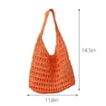thumbnail image 3 of LHNFT Straw Shoulder Bag for Women Handmade Woven Hobo Bags Tote Bag Trendy Summer Beach Handbag, Beach Vacation Essentials, 3 of 7
