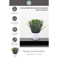 thumbnail image 3 of planta artificial decorativa con maceta blanca, 3 of 3