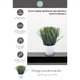 thumbnail image 3 of planta artificial decorativa con maceta blanca, 3 of 3