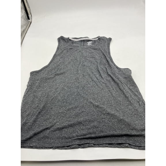 REW221TX06003 REEBOK THROWBACK TANK OPEN BACK - SIZE: WOMEN L - BLACK HEATHER