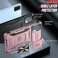 thumbnail image 2 of LeYi For Samsung Galaxy S24 Plus Gold Case, with Slide Camera Cover, Kickstand, Rose Gold, 2 of 5