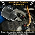 thumbnail image 3 of 2 juegos de conector de enchufe hembra de 2 pines para claxon e inyector de combustible para Volkswagen Golf, conector de terminal, número 4D0971992, 3 of 7