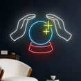 thumbnail image 2 of Handmadetneonsign Fortune Teller Led Sign, Fortune Teller Neon Light, Fortune Telling Neon Sign, 2 of 5