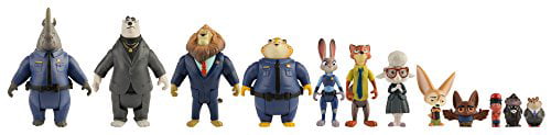 Disney Zootropolis Movie Character Packs Mayor Lionheart & Lemming Businessman 
