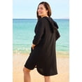 thumbnail image 2 of Swim 365 Women's Plus Size Embroidered Cotton Gauze Cover-Up, 2 of 3