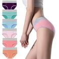 thumbnail image 2 of BSDJILFG Women's Mid-Rise Breathable Lace Butt Lifting 6PC Underwear, 2 of 3
