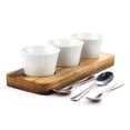 thumbnail image 1 of Salsera De 3 Piezas 3BROS Base De Madera De Teca Cafe, 1 of 6