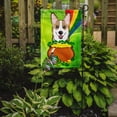 thumbnail image 2 of Caroline's Treasures BB1997GF Sable Corgi St. Patrick's Day Flag Garden Size , Small, multicolor, 2 of 2