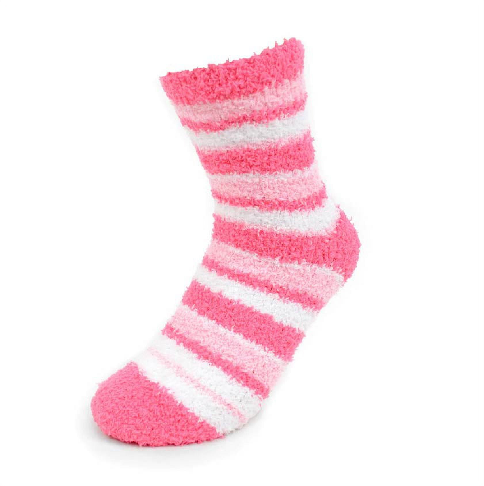 3 Pairs Pink White Yellow fluffy slipper socks bunny ear warm cozy gift 