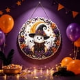thumbnail image 4 of Halloween Ghost Pearl Art DIY Kit, Ghost Diamond Art Craft Kit with Crystal Pearl Beads, 3D Pearl Mosaic Craft Set, Beginner Friendly Handmade Canvas Art for Fall Home Decor(X-A), 4 of 5