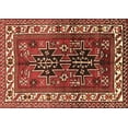 thumbnail image 1 of Ahgly Company Indoor Rectangle Persian Brown Traditional Area Rugs, 2' x 3', 1 of 4