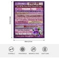 thumbnail image 7 of To My Mom Throw Blanket,Mother's Day Blanket,Soft Micro Fleece Blankets Birthday Gifts for Bed Couch Travel Beach, 7 of 7