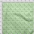 thumbnail image 4 of oneOone Velvet Green Fabric Abstract Floral Sewing Craft Projects Fabric Prints By Yard 58 Inch Wide, 4 of 4