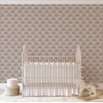 thumbnail image 3 of S4Sassy Fan Burst Wallpaper - Asian Style Wall Covering, 25" x 60" Self-Adhesive Wallpaper, Decorative Wall Wrap, Easy DIY Decor For Bedroom, Living Room, Living Spaces - Gray, 3 of 7