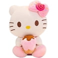 thumbnail image 1 of Hello Kitty juguetes de peluche muñecas, juguetes para niñas, almohada de peluche, juguete de peluche suave (rosa, 11), 1 of 5