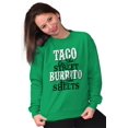 thumbnail image 4 of Raunchy Funny Tacos Tuesdays Burritos Sweatshirt for Men or Women Brisco Brands L, 4 of 6