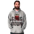 thumbnail image 4 of Going Down Chimney Santa Christmas Hoodie Hooded Sweatshirt Men Brisco Brands S, 4 of 6
