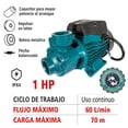 thumbnail image 4 of Bomba Periférica 1 HP, Reacondicionada, IUSA azul, 4 of 5