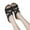 Black, variant on Online Shopping ABPWLY Summer Ladies Fashion Slippers Women's Flower Slope Heel Sandals Casual Wear Shoes