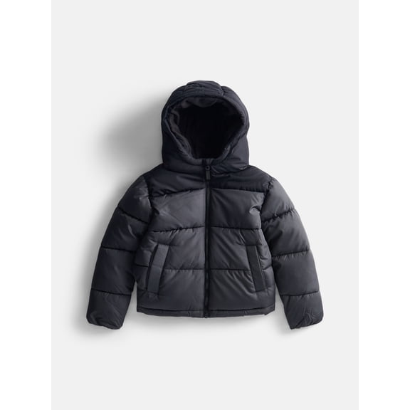 Wonder Nation Boys Heavyweight Quilted Puffer Jacket, Sizes 4-18 & Husky