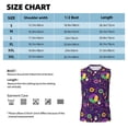 thumbnail image 5 of Goofa Mardi Gras and Donuts Printed Men's Sleeveless T-Shirt - Athletic Gym Workout Tank Top for Men - Moisture-Wicking, UPF 30+ Quick-Dry Muscle Tee-Medium, 5 of 8