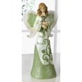 thumbnail image 1 of Roman 9 "Suerte de las bendiciones irlandesas Figura de ángel religioso con flores rosas Roman 762152360394, 1 of 1